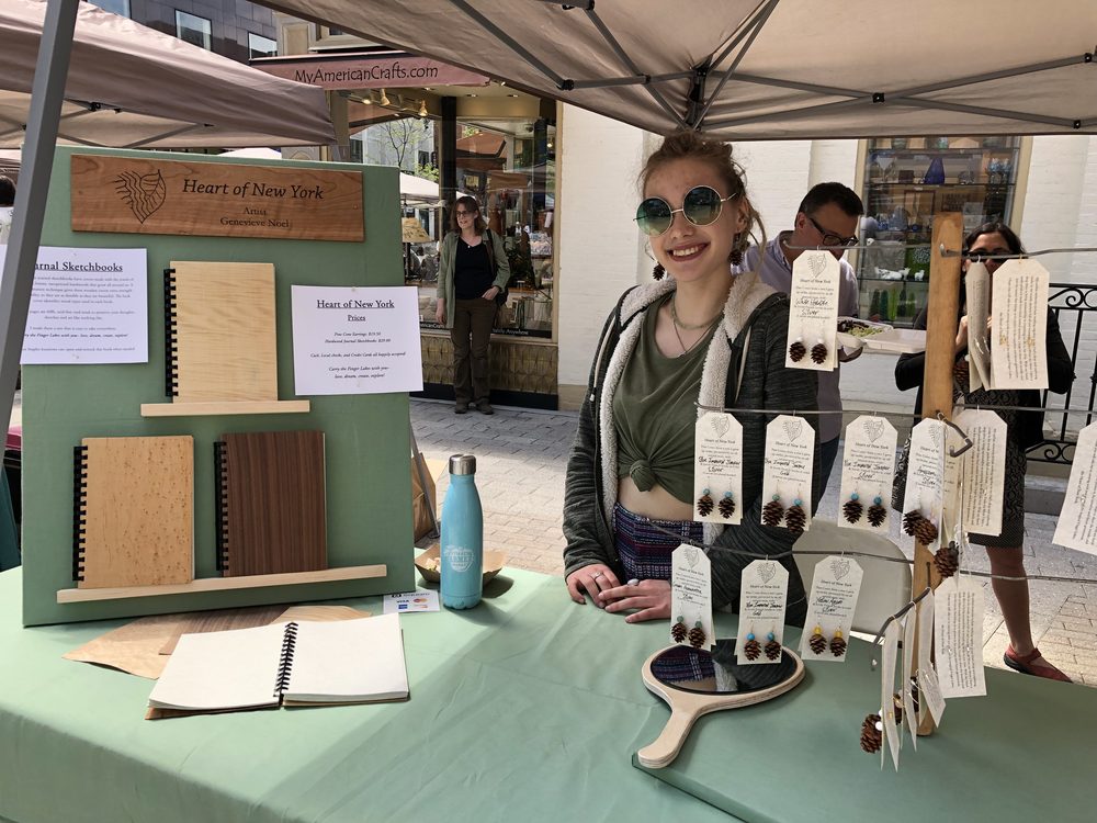YEM students at workshops and markets