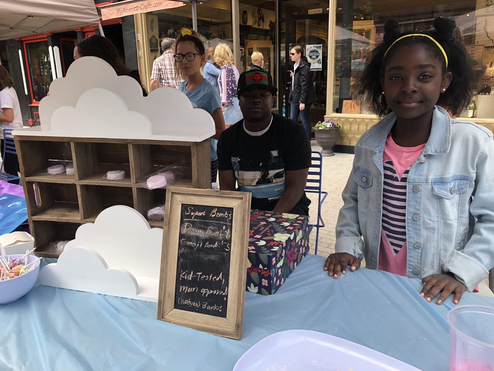 YEM students at workshops and markets
