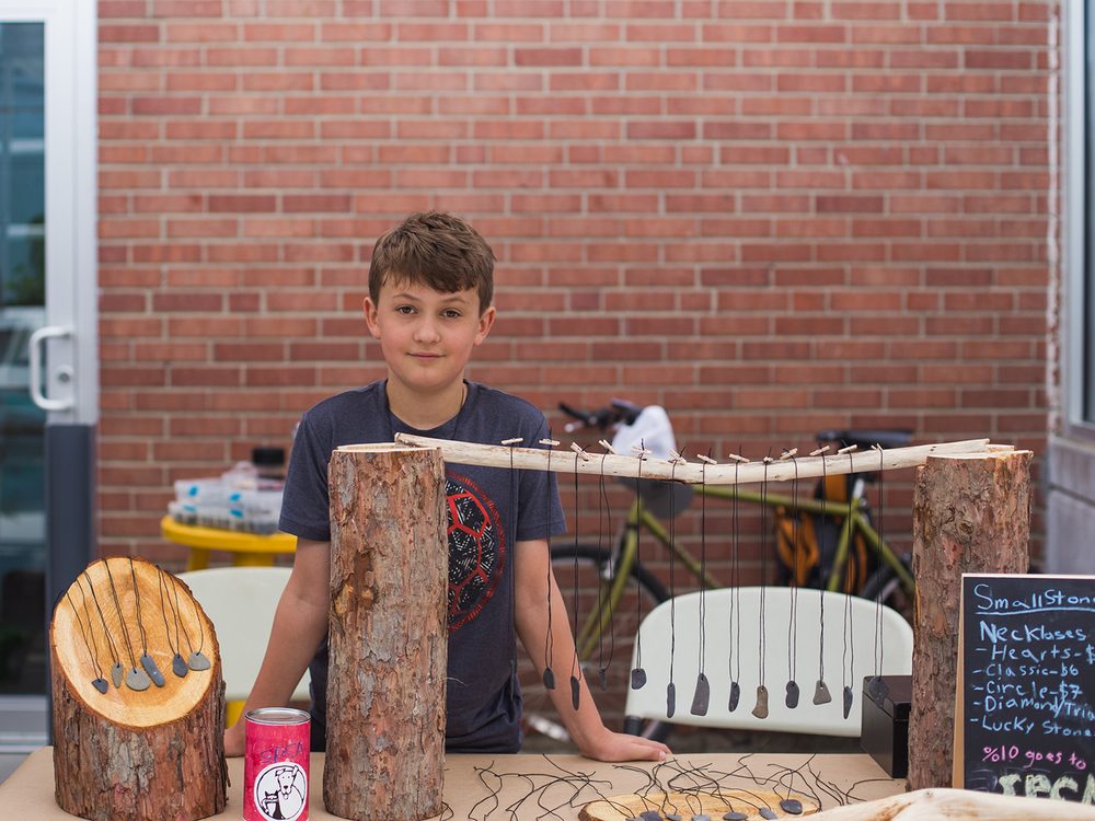 YEM students at workshops and markets